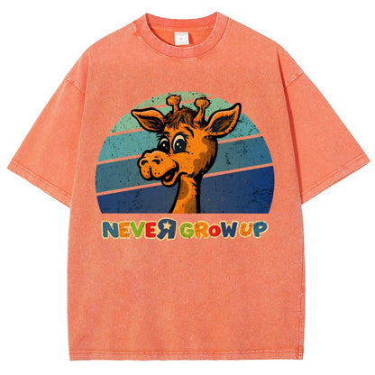 Never Grew Up Vintage Distressed T-shirt