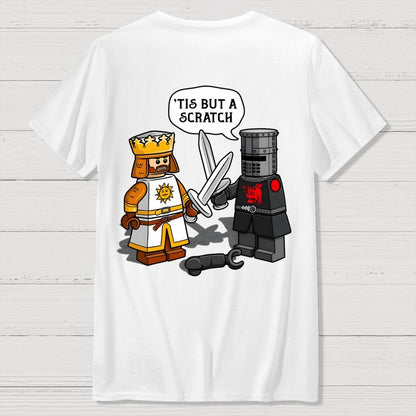 King Vs Knight Back-printed Geek T-shirt