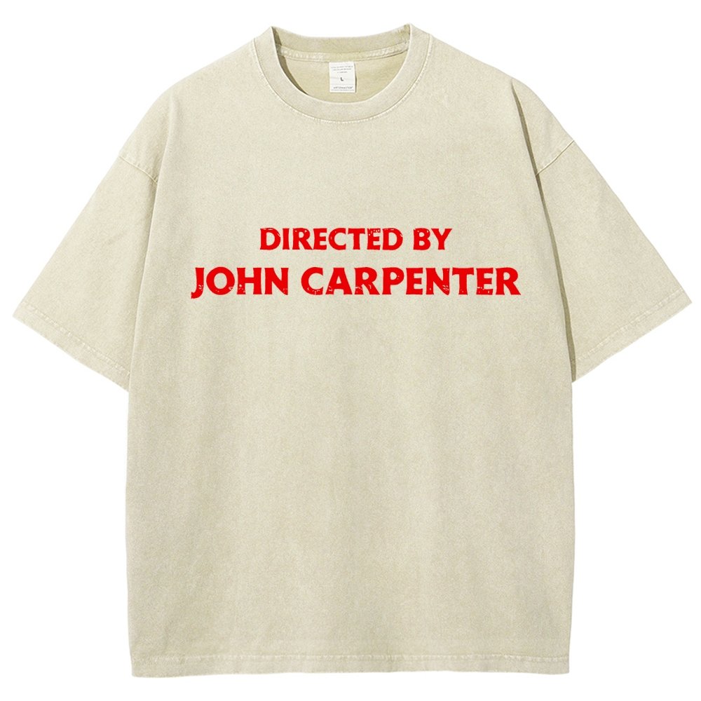 Directed by John Carpenter Vintage Distressed T-shirt