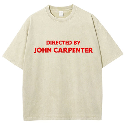 Directed by John Carpenter Vintage Distressed T-shirt