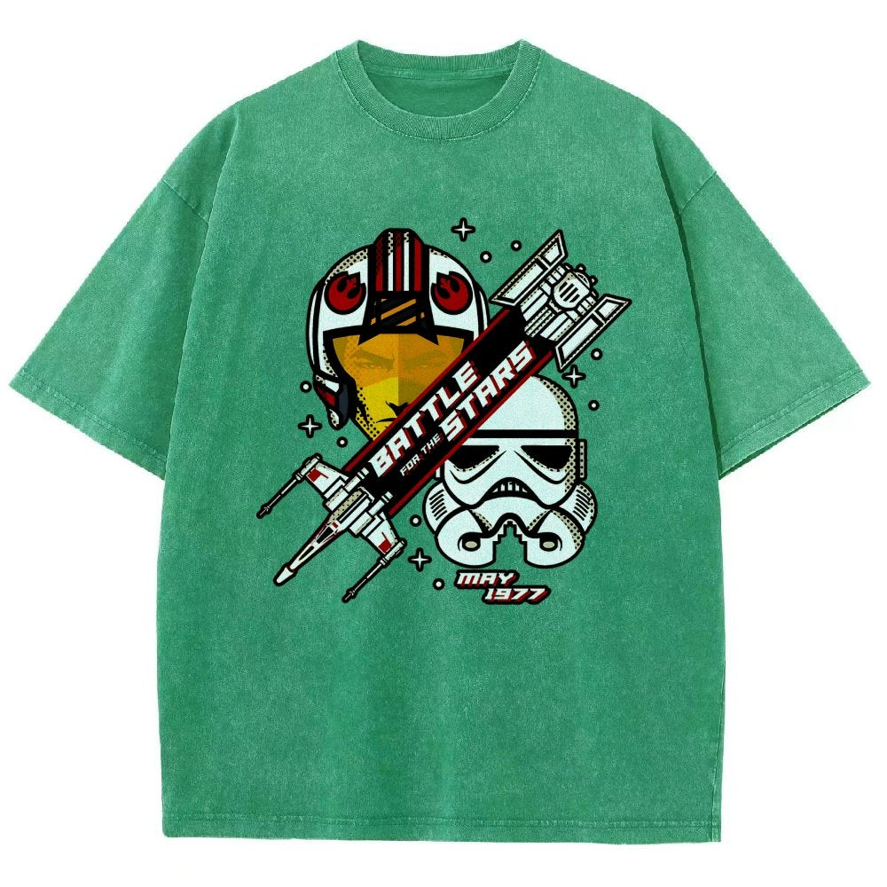 Battle for the Stars Vintage Distressed T-shirt