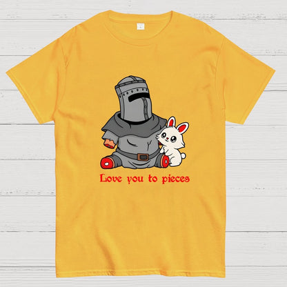 Love you to Pieces Knight and Bunny Geek T-Shirt
