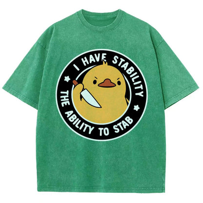 I Have Stability The Ability Vintage Distressed T-shirt