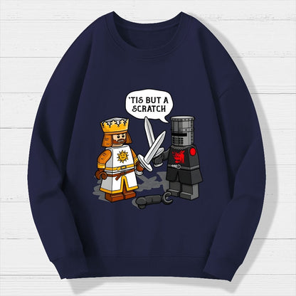 King Vs Knight Geek Cotton Sweatshirt