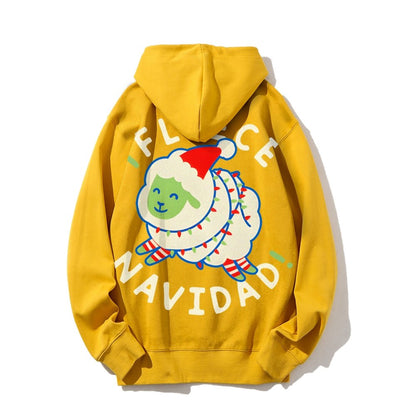 iFleece Navidad! Printed Back Cotton Hoodie