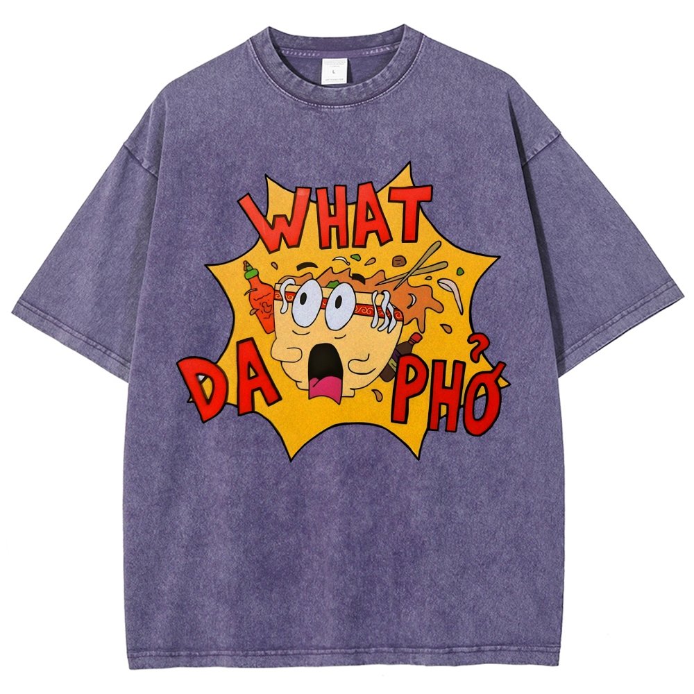 What Da Pho?Vintage Distressed T-shirt