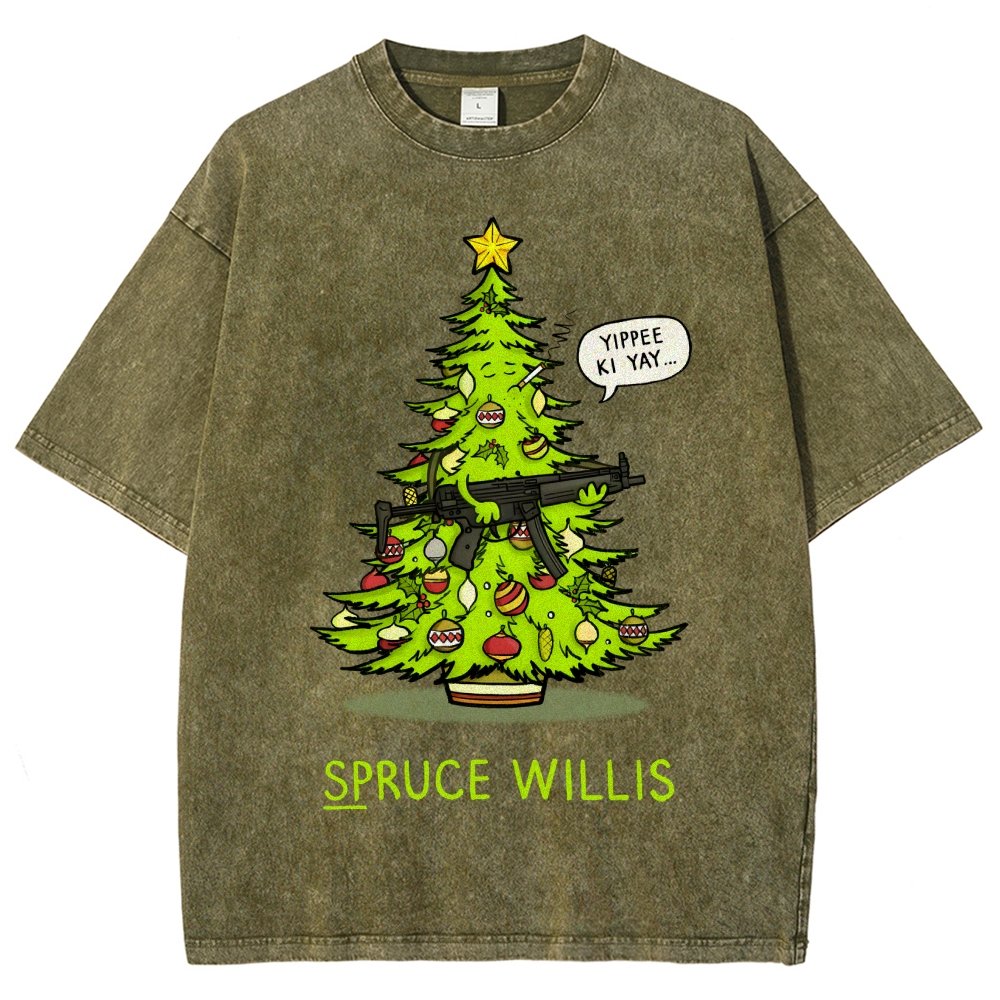 Yippee Ki Yay  Vintage Distressed T-shirt