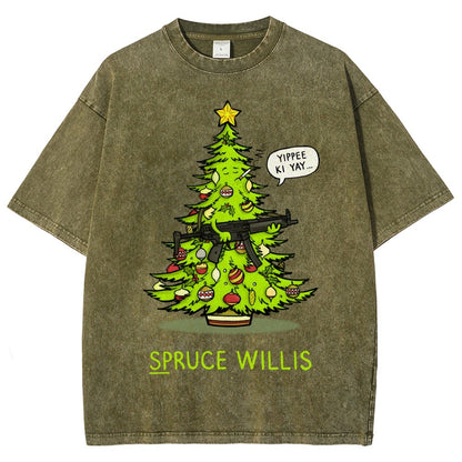 Yippee Ki Yay  Vintage Distressed T-shirt