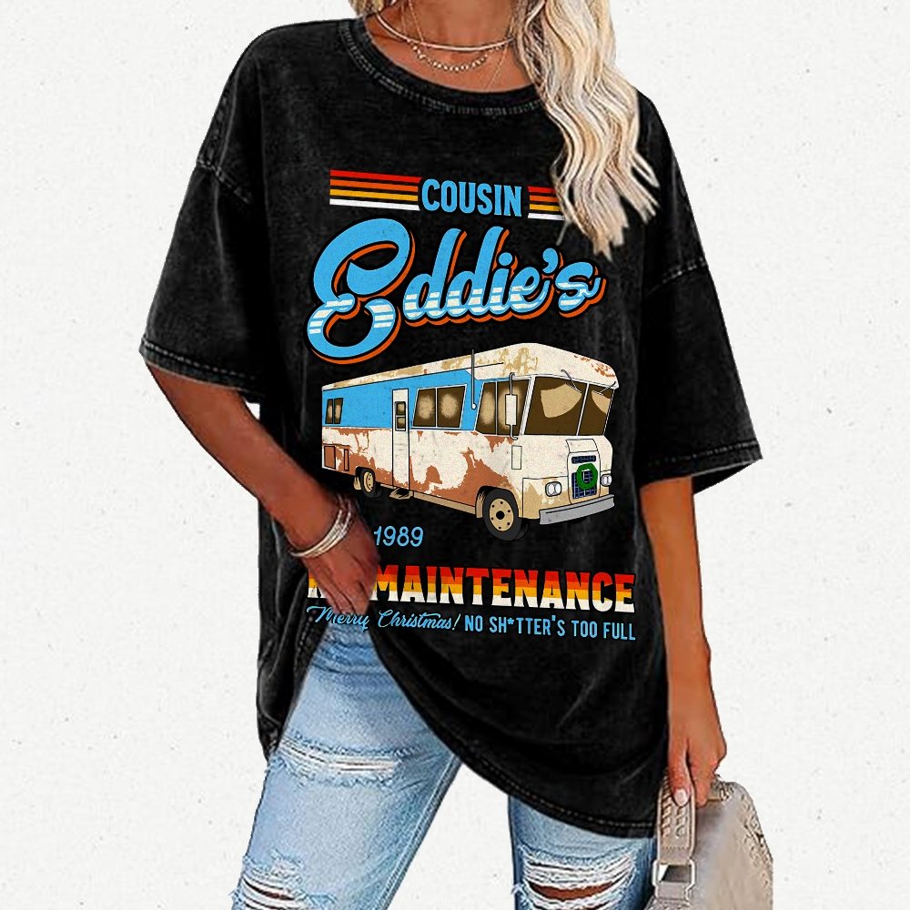 Holiday RV maintenance Christmas Humor Vintage Distressed T-shirt