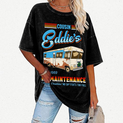 Holiday RV maintenance Christmas Humor Vintage Distressed T-shirt