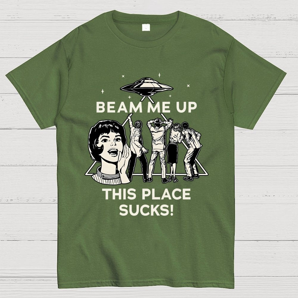 ZAP ME OUT THIS PLACE SUCKS! Geek T-Shirt