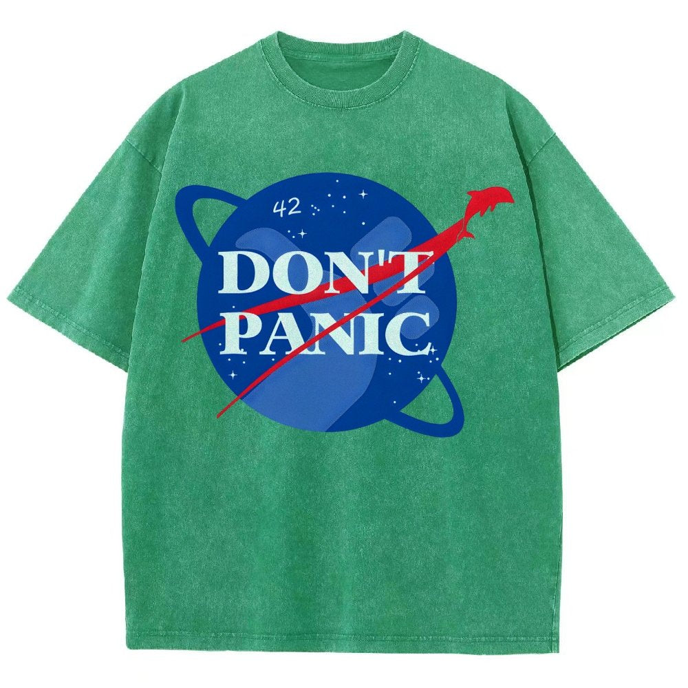 Don't Panic Vintage Distressed T-shirt