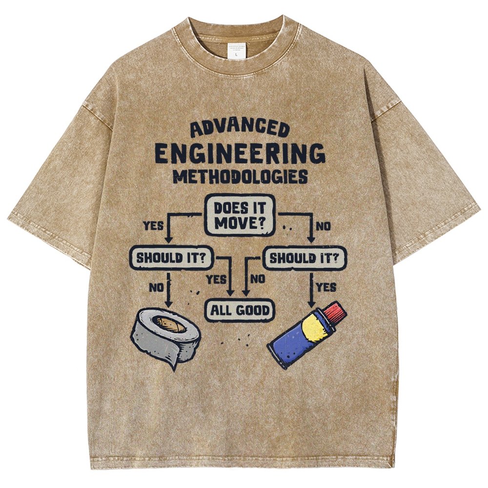 Advanced Engineering Vintage Distressed T-shirt