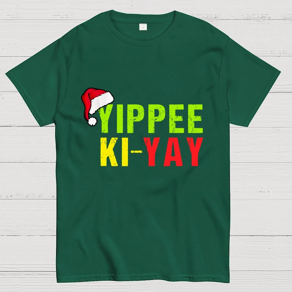Yippee-Ki-Yay Funny Christmas Geek T-Shirt