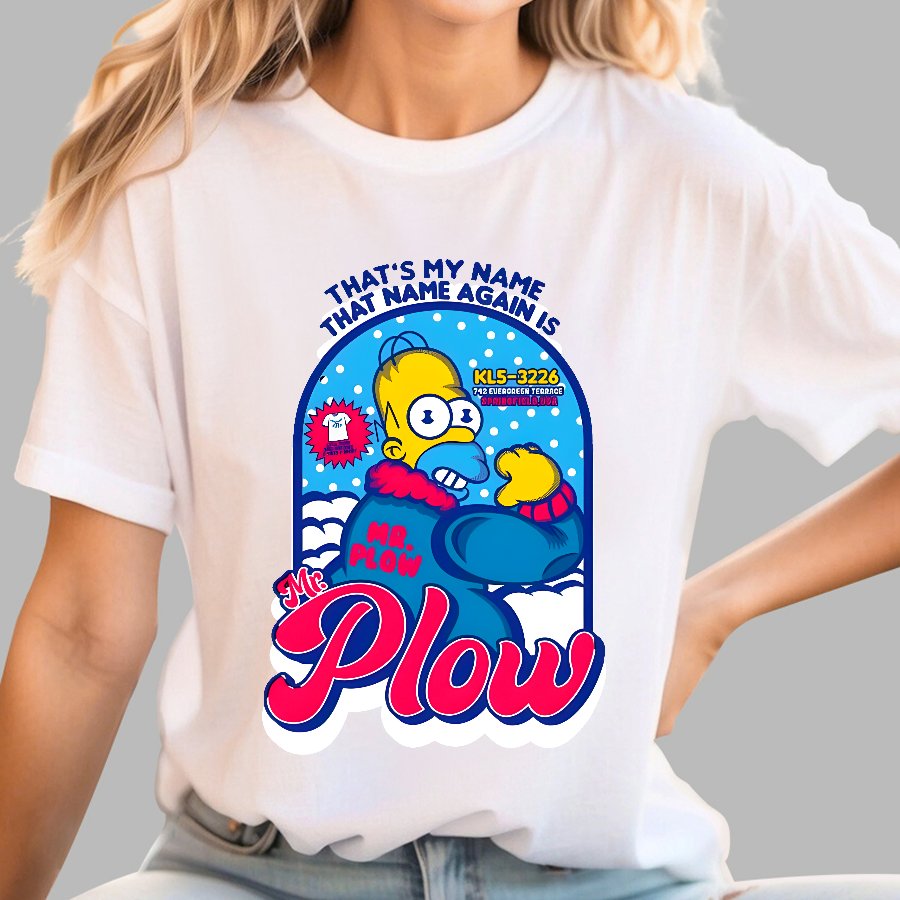 Mr. Snowplow Geek T-Shirt