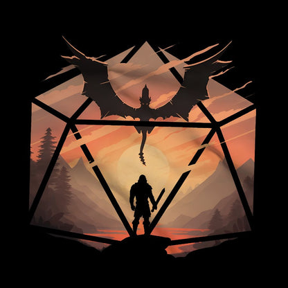 Staredown d20 Geeky T-Shirt