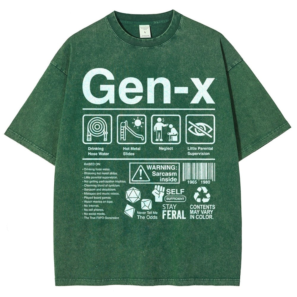 Gen X Label Vintage Distressed T-shirt