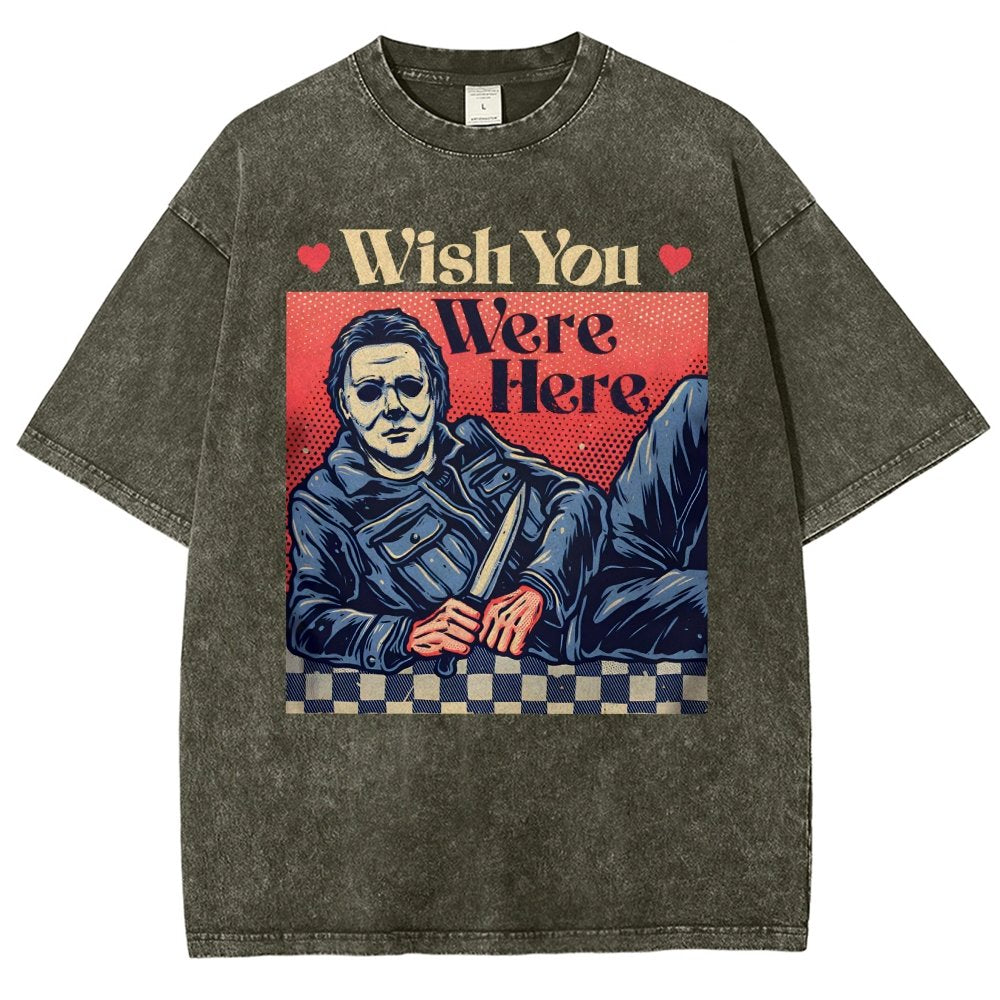 Wish You Were Here Vintage Distressed T-shirt