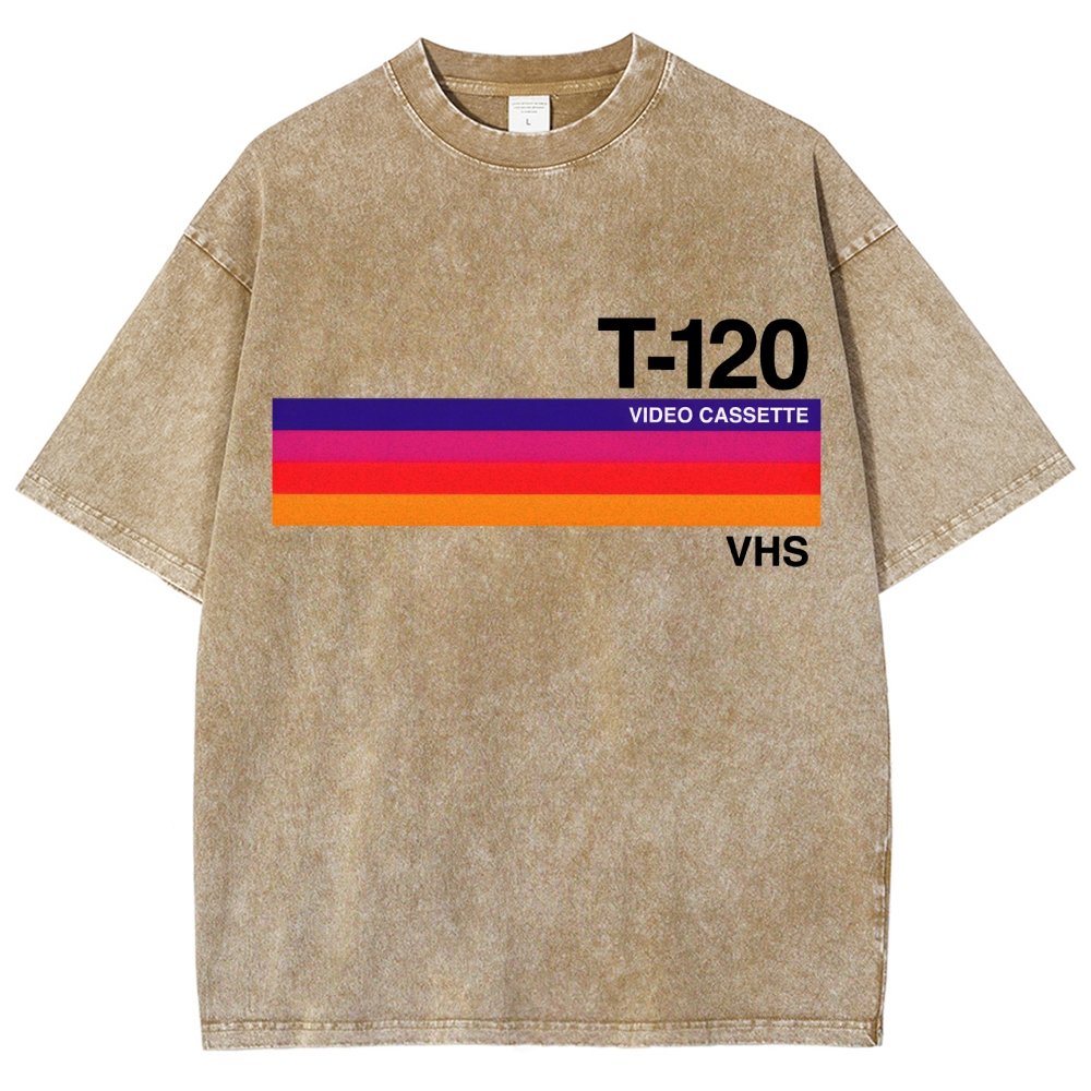 Dusk Video Cassette VHS Vintage Distressed T-shirt