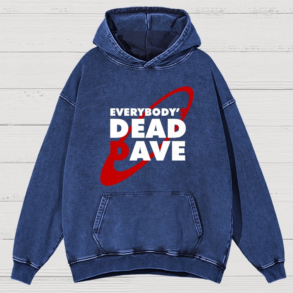 Everybody's Dead Dave Vintage Distressed Hoodie