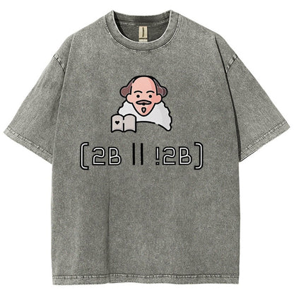To Be Or Not To Be That Is The Question Essential Vintage Distressed T-shirt