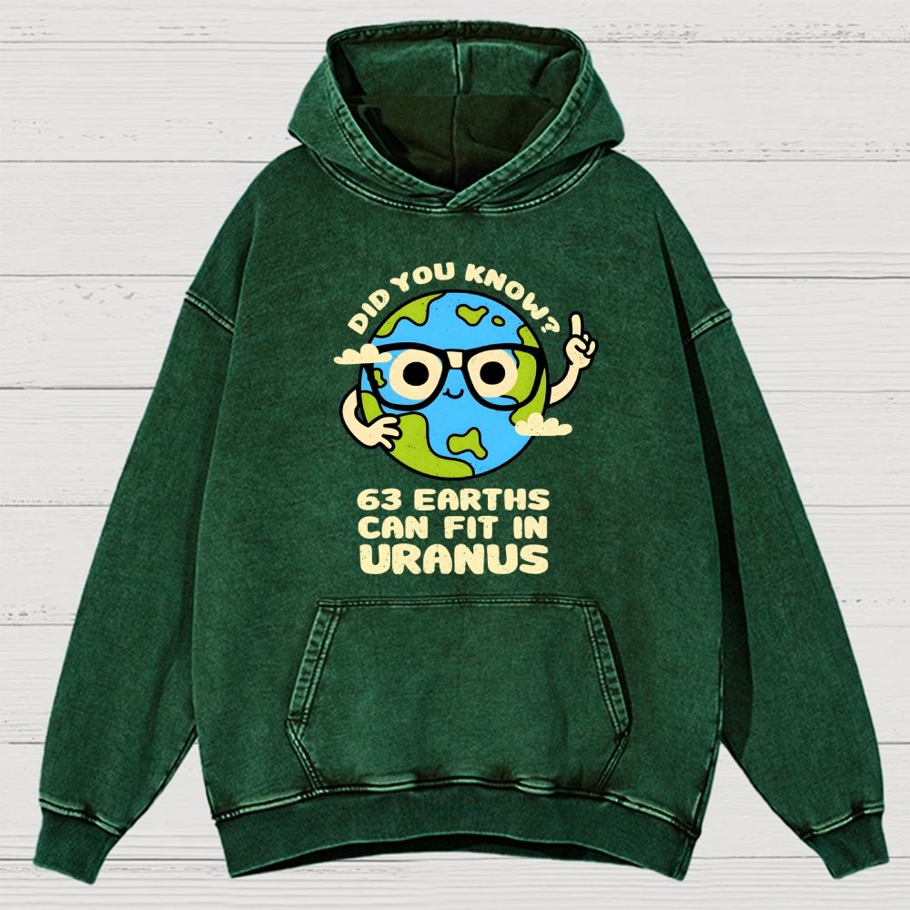 Uranus Vintage Distressed Hoodie