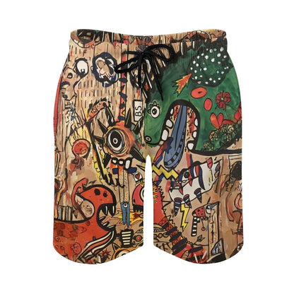Art Graffiti Geek Shorts