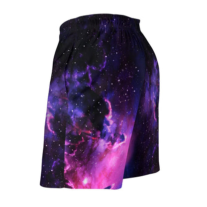 Purple Nebula Geek Shorts