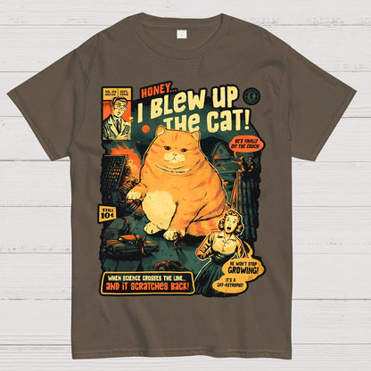 Honey I Blew Up The Cat Geek T-Shirt