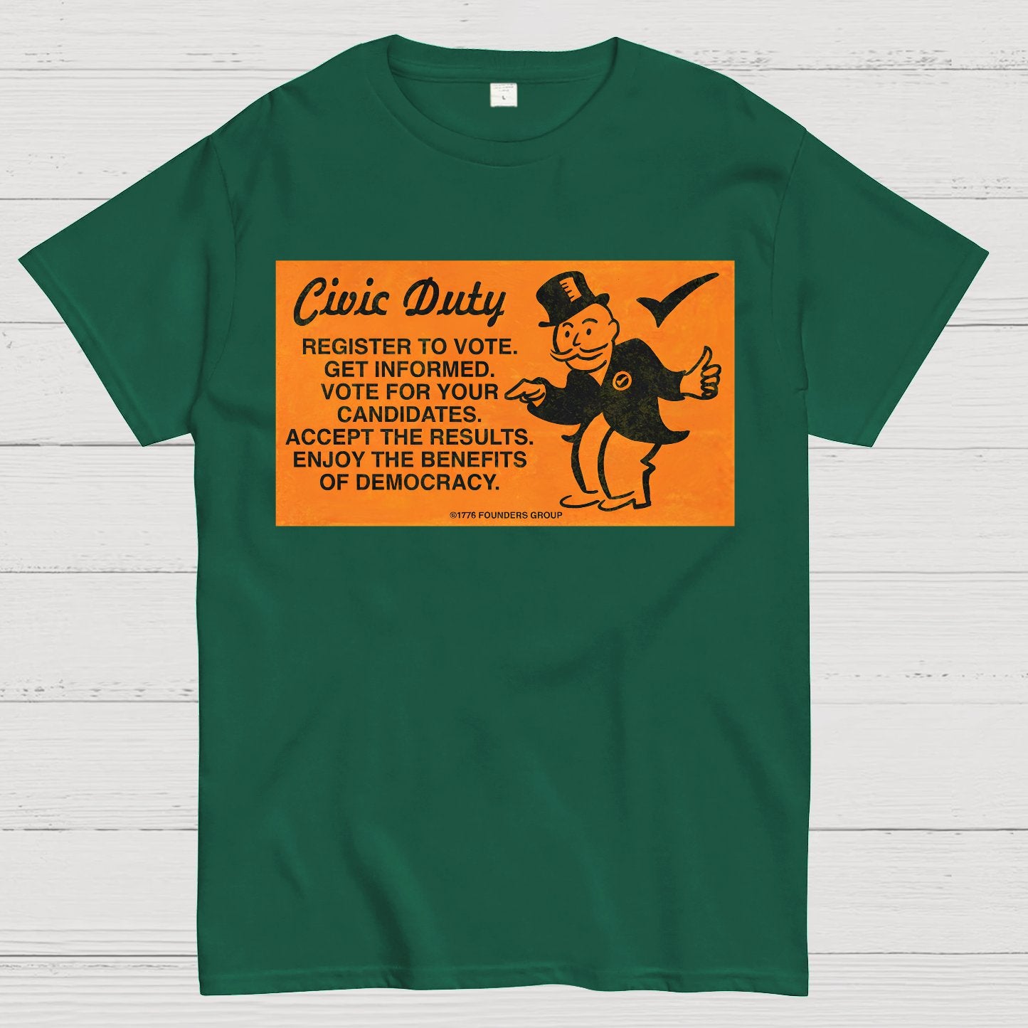 Civic Duty Card.Sarcasm Geek T-Shirt