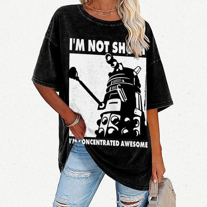 I'm Not Short I'm Concentrated Awesome Vintage Distressed T-shirt