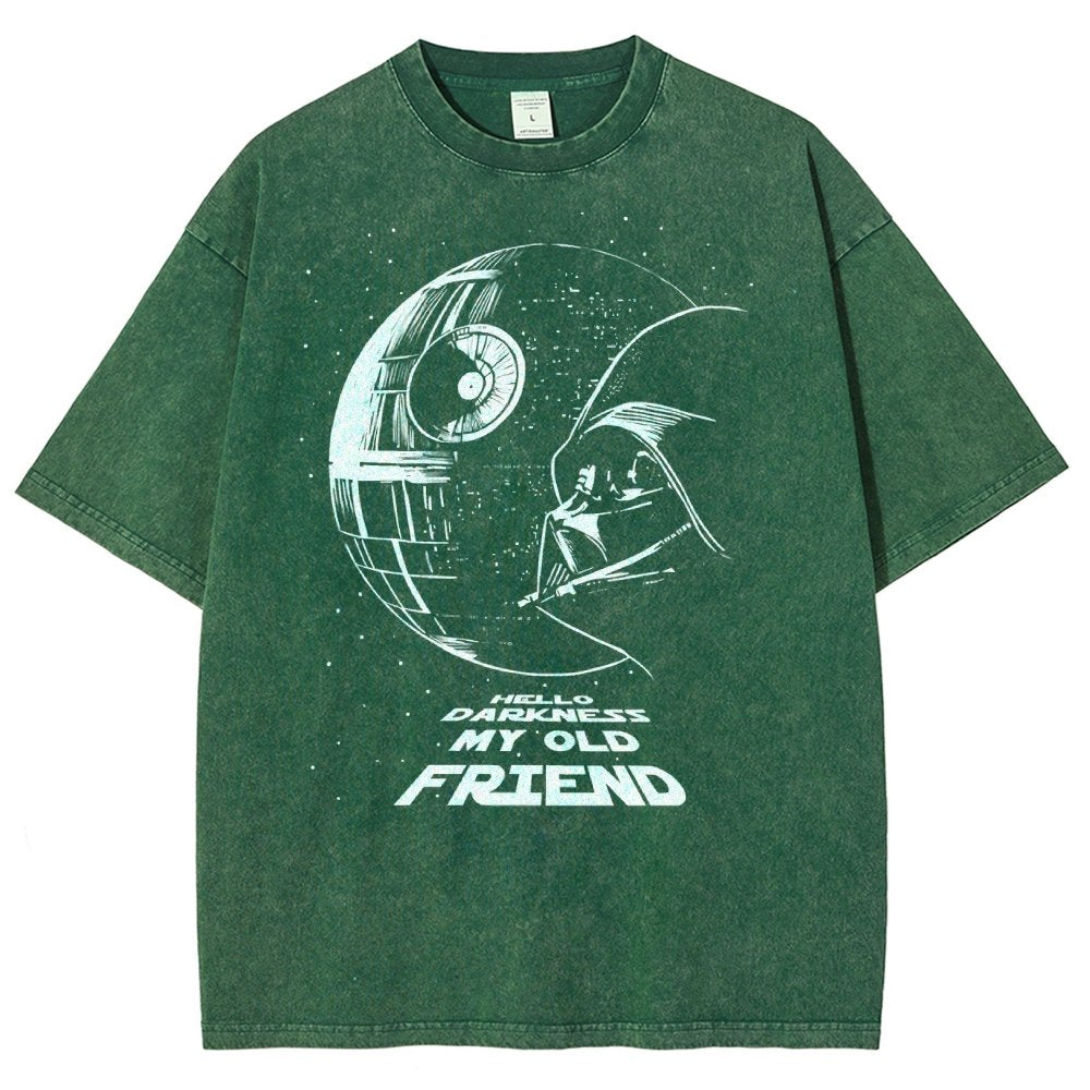 Hello Darkness My Old Friend Vintage Distressed T-shirt