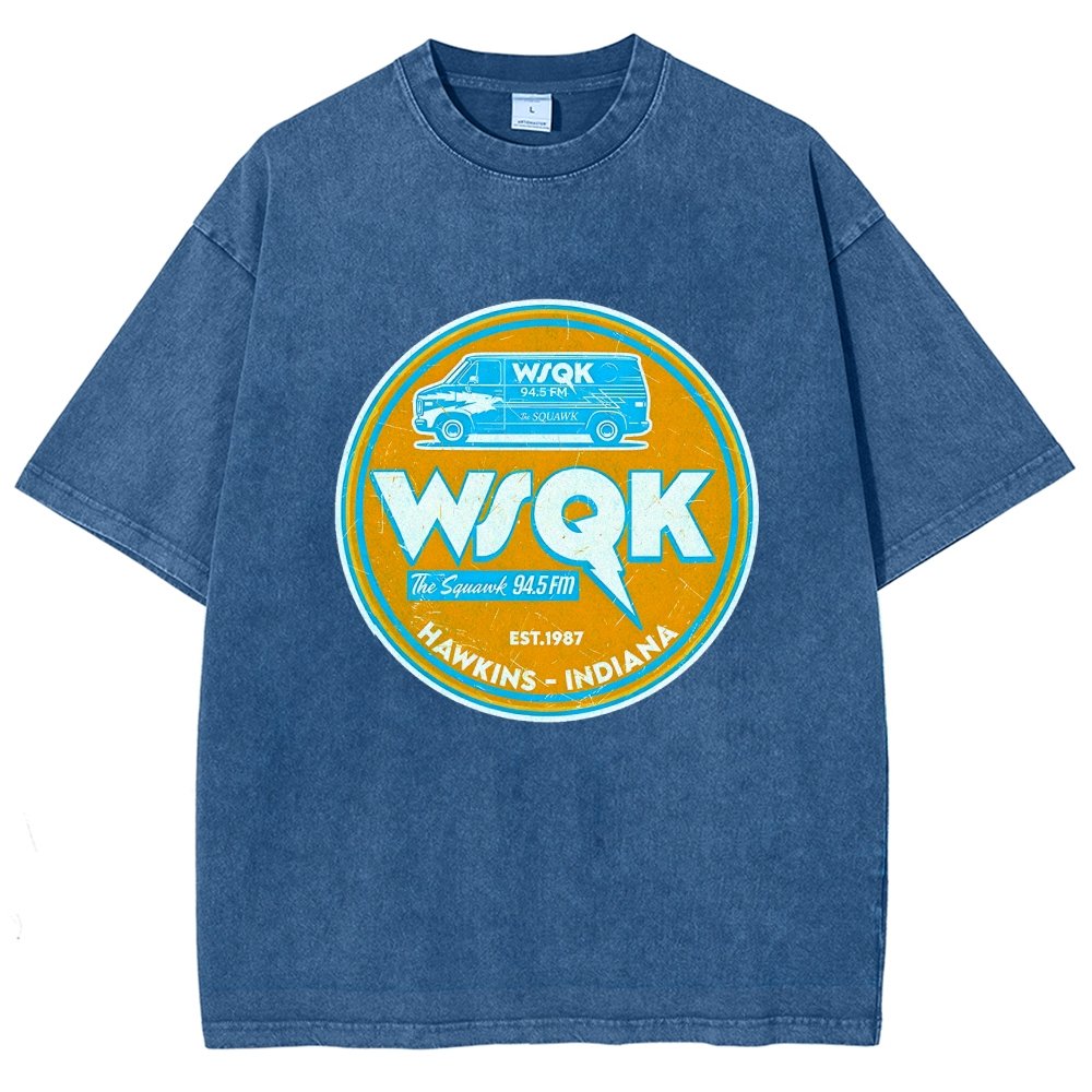 WSQK the Squawk Vintage Distressed T-shirt