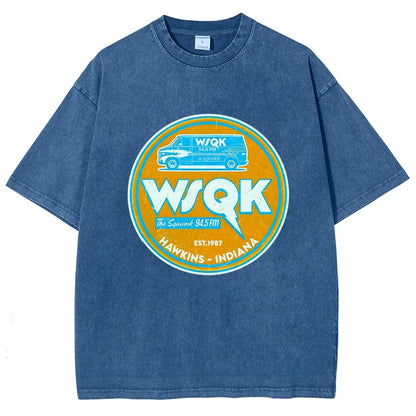 WSQK the Squawk Vintage Distressed T-shirt