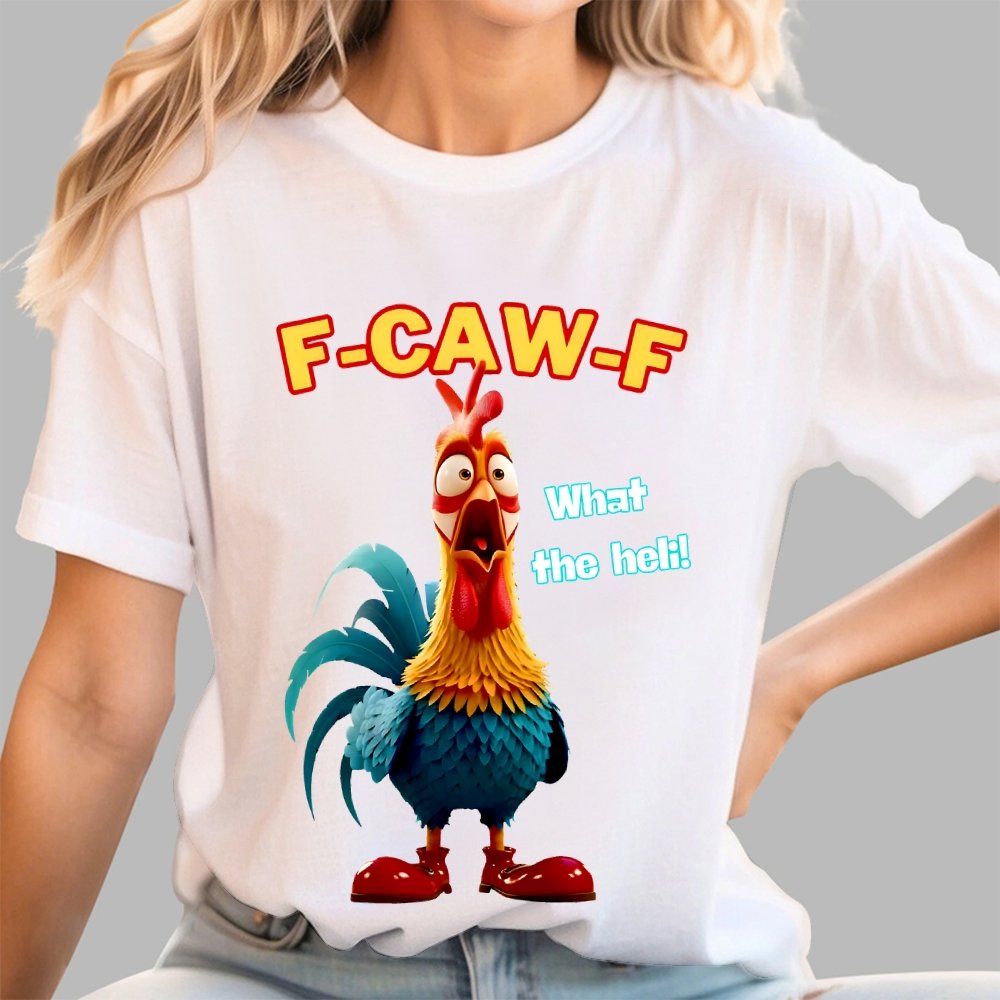 Chicken F-CAW-F What The Heli Geek T-Shirt