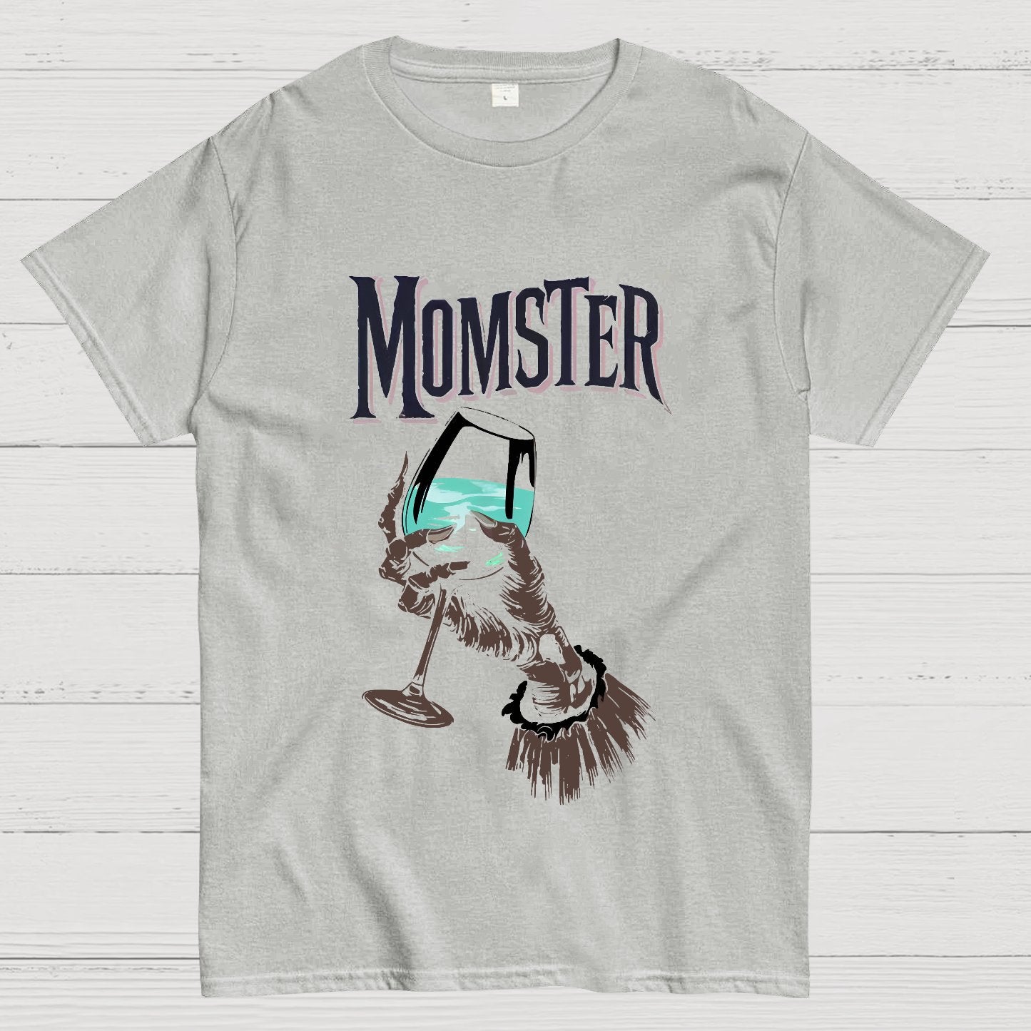 Funny Momster Design Halloween Art Geek T-Shirt