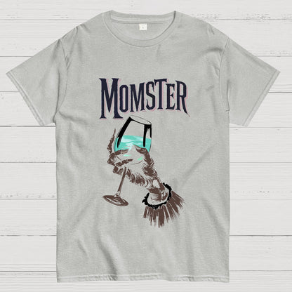 Funny Momster Design Halloween Art Geek T-Shirt