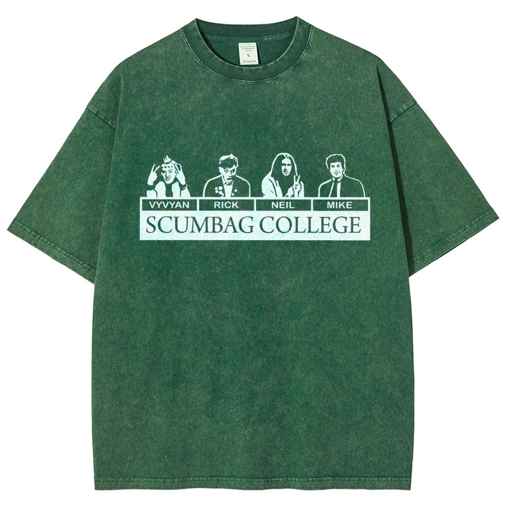 Scumbag College  Vintage Distressed T-shirt 2509000242