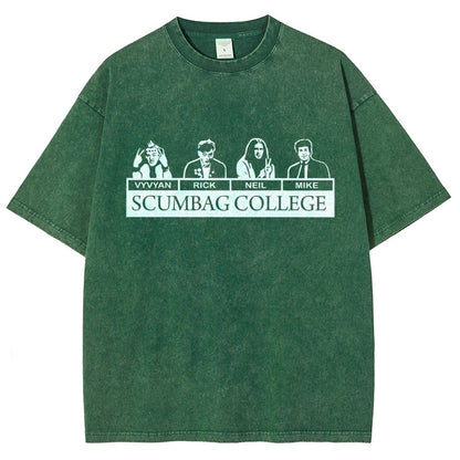 Scumbag College  Vintage Distressed T-shirt 2509000242