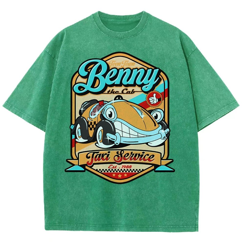 Buddy The Cab Vintage Distressed T-shirt