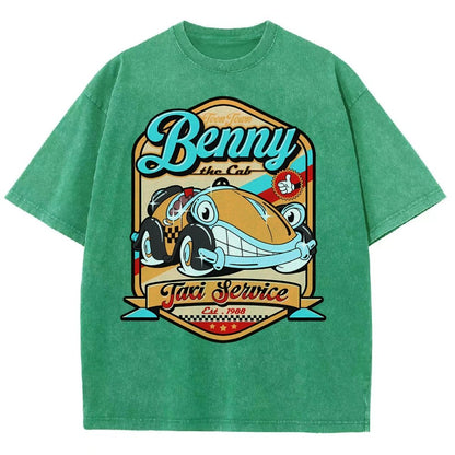 Buddy The Cab Vintage Distressed T-shirt