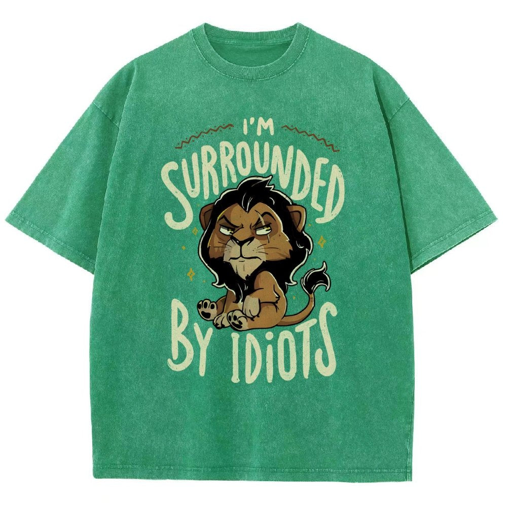 Surrounded by Idiots Vintage Distressed T-shirt