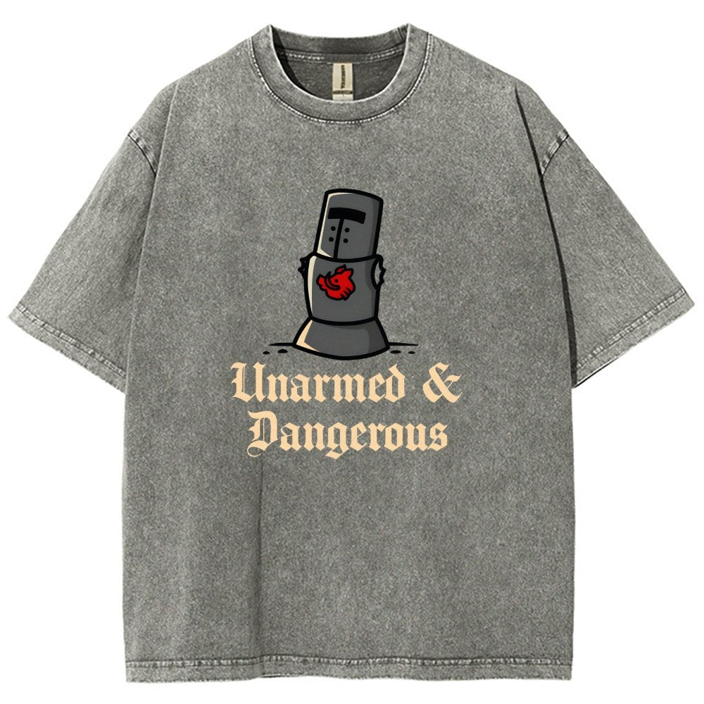 Unarmed And Dangerous Vintage Distressed T-shirt