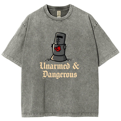Unarmed And Dangerous Vintage Distressed T-shirt