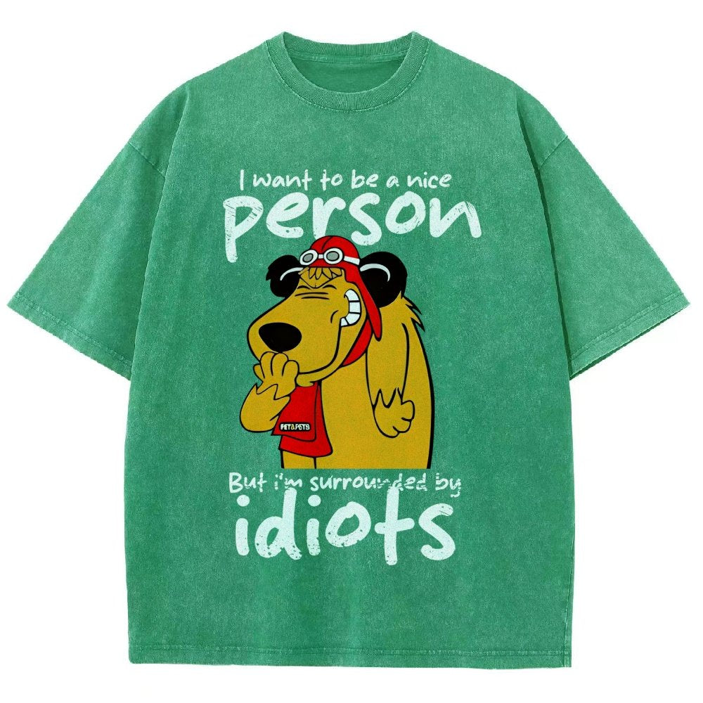 Sourronded by idiots Vintage Distressed T-shirt