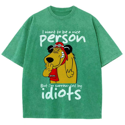 Sourronded by idiots Vintage Distressed T-shirt