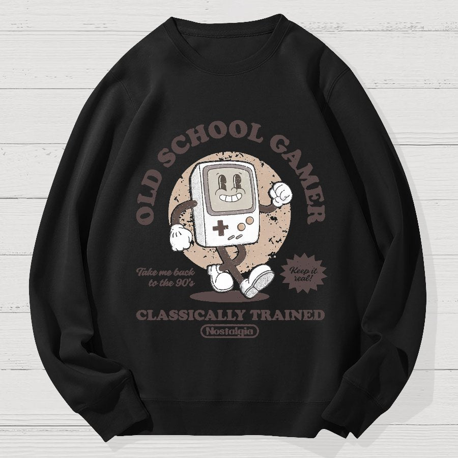 Retro Gamer Geek Cotton Sweatshirt