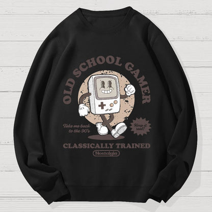 Retro Gamer Geek Cotton Sweatshirt