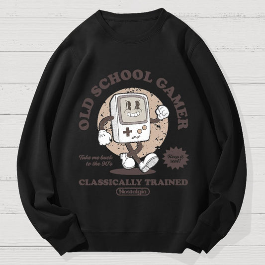 Retro Gamer Geek Cotton Sweatshirt