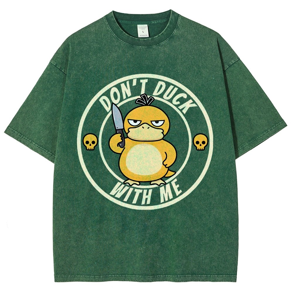 Don't Duck With Me Vintage Distressed T-shirt
